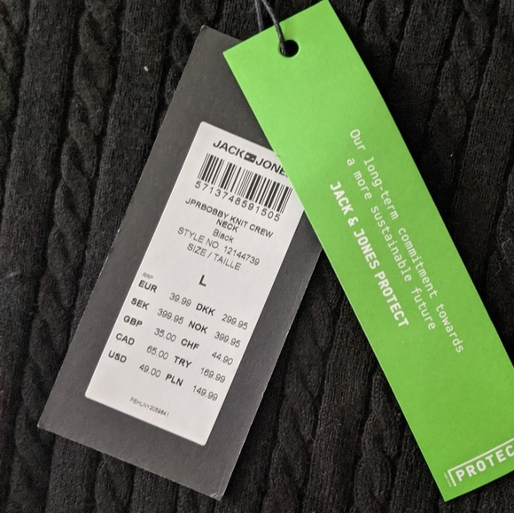 BNWT Mens Jack and Jones Sweater - Picture 2 of 4